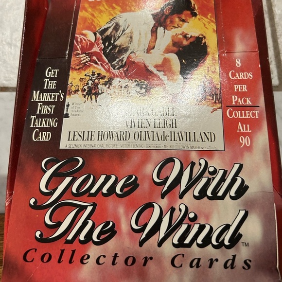 Set of 1996 Gone with the Wind Collector Cards with Box - Picture 1 of 3